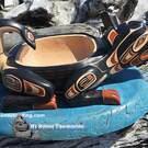 Native American Indigenous art, authentic and direct from artist, new in our native art gallery, signed, wooden art from the First Nations of Canada