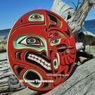 24" Killer Whale and Thunderbird by Sean Whonnock, Kwakiutl Nation
