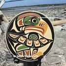 Authentic native North American, Indigenous art, direct from artist Shane Baker, authentic, hand carved native art, Squamish art carving