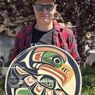 Authentic native North American, Indigenous art, direct from artist Shane Baker, authentic, hand carved native art, Squamish art carving