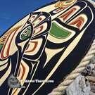 Authentic native North American, Indigenous art, direct from artist Shane Baker, authentic, hand carved native art, Squamish art carving
