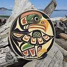 Authentic native North American, Indigenous art, direct from artist Shane Baker, authentic, hand carved native art, Squamish art carving