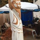 Totem, private commission, Bear Horne