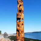 18" vintage Model totem by Wesley Williams