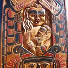 Sisiutl Master carving by Bob Whonnock